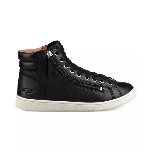 Ugg Olive Lace-Up High Top Sneakers - 10 - Black - Picture 1 of 4